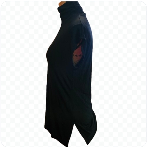 Bill Blass Black Mock Womens Turtleneck Sz 1X - Picture 3 of 7